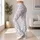 Ivory Silver Ditsy Blossoms for Yoga, Pilates, and Everyday Studio-to-Street Activewear Leggings - 11