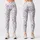 Ivory Silver Ditsy Blossoms for Yoga, Pilates, and Everyday Studio-to-Street Activewear Leggings - 1