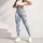 Sky Blue Wildflowers for Yoga, Pilates and Springtime Leisure Leggings - 4