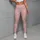 Blush Pink Polka Dots And Tiny Blossoms For Yoga, Pilates, And Everyday Wear Leggings - 5