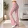 Blush Pink Polka Dots And Tiny Blossoms For Yoga, Pilates, And Everyday Wear Leggings - 11
