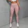 Blush Pink Polka Dots And Tiny Blossoms For Yoga, Pilates, And Everyday Wear Leggings - 4