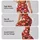 Red Daisy and Green Leaf Florals for Yoga, Pilates, and Everyday Wear Leggings - 2