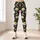 White Daisy and Golden Yellow Blooms for Cheerful Yoga and Everyday Activewear Style Leggings - 4