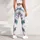 Pastel Peacock Feathers for Yoga, Pilates, and Everyday Activewear Style for Women Leggings - 4
