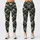 Olive Charcoal Geometric Camo for Pilates, Gym Training and Everyday Athleisure Style Leggings - 3