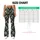 Olive Charcoal Geometric Camo for Pilates, Gym Training and Everyday Athleisure Style Leggings - 7