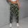 Olive Charcoal Geometric Camo for Pilates, Gym Training and Everyday Athleisure Style Leggings - 6