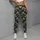 Olive Charcoal Geometric Camo for Pilates, Gym Training and Everyday Athleisure Style Leggings - 4