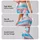 Pastel Aqua Coral Ombre Tie Dye for Yoga, Pilates, and Everyday Activewear Style Leggings - 8