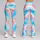 Pastel Aqua Coral Ombre Tie Dye for Yoga, Pilates, and Everyday Activewear Style Leggings - 9