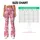 Pink Daisy And Tiny Blossom Motifs For Yoga, Pilates, And Everyday Errands For Women Leggings - 7