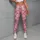 Pink Daisy And Tiny Blossom Motifs For Yoga, Pilates, And Everyday Errands For Women Leggings - 4