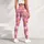 Pink Daisy And Tiny Blossom Motifs For Yoga, Pilates, And Everyday Errands For Women Leggings - 5