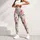 Pink Rose and Sage Vine Motifs for Yoga, Pilates, and Everyday Active Lifestyle Wear Leggings - 5