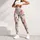 Pink Rose and Sage Vine Motifs for Yoga, Pilates, and Everyday Active Lifestyle Wear Leggings - 5