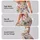 Pink Rose and Sage Vine Motifs for Yoga, Pilates, and Everyday Active Lifestyle Wear Leggings - 2