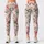 Pink Rose and Sage Vine Motifs for Yoga, Pilates, and Everyday Active Lifestyle Wear Leggings - 1