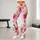 Pink Watercolor Flowers for Yoga, Pilates, and Everyday Errands Leggings - 11