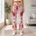 Pink Watercolor Flowers for Yoga, Pilates, and Everyday Errands Leggings - 12