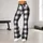 Black And White Buffalo Check For Yoga, Pilates, Commuting And Everyday Wear Leggings - 11