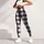 Black And White Buffalo Check For Yoga, Pilates, Commuting And Everyday Wear Leggings - 5