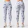 Delicate Blue Satin Bow Motifs for Yoga, Pilates and Everyday Chic Activewear Style Leggings - 3
