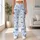 Delicate Blue Satin Bow Motifs for Yoga, Pilates and Everyday Chic Activewear Style Leggings - 11