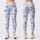 Delicate Blue Satin Bow Motifs for Yoga, Pilates and Everyday Chic Activewear Style Leggings - 1