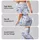 Delicate Blue Satin Bow Motifs for Yoga, Pilates and Everyday Chic Activewear Style Leggings - 2