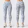 Soft Blue Quatrefoil Geometry for Yoga, Pilates and Everyday City Wear for Women Leggings - 3