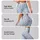 Soft Blue Quatrefoil Geometry for Yoga, Pilates and Everyday City Wear for Women Leggings - 8