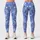 Scattered White Stars On Periwinkle Blue For Yoga, Pilates And Everyday Errands Leggings - 3