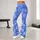 Scattered White Stars On Periwinkle Blue For Yoga, Pilates And Everyday Errands Leggings - 11