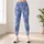 Scattered White Stars On Periwinkle Blue For Yoga, Pilates And Everyday Errands Leggings - 4