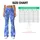 Scattered White Stars On Periwinkle Blue For Yoga, Pilates And Everyday Errands Leggings - 7