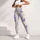Purple Bell Flowers and Meadow Blossoms for Yoga, Pilates, and Everyday Style Leggings - 5