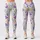 Purple Bell Flowers and Meadow Blossoms for Yoga, Pilates, and Everyday Style Leggings - 3