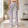 Purple Bell Flowers and Meadow Blossoms for Yoga, Pilates, and Everyday Style Leggings - 12