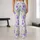 Purple Bell Flowers and Meadow Blossoms for Yoga, Pilates, and Everyday Style Leggings - 10