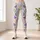 Purple Bell Flowers and Meadow Blossoms for Yoga, Pilates, and Everyday Style Leggings - 4