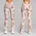Blush Teddy Bears and Bows for Yoga, Pilates, Errands, and Everyday Casual Wear Leggings - 9