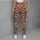 Peach Leopard Spots For Yoga, Pilates, And Everyday City Style Leggings - 6