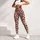 Peach Leopard Spots For Yoga, Pilates, And Everyday City Style Leggings - 5