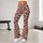 Peach Leopard Spots For Yoga, Pilates, And Everyday City Style Leggings - 10