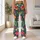 Tropical Hibiscus and Palm Leaves for Yoga, Pilates, and Everyday Outings Leggings - 11