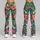 Tropical Hibiscus and Palm Leaves for Yoga, Pilates, and Everyday Outings Leggings - 9