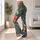 Tropical Hibiscus and Palm Leaves for Yoga, Pilates, and Everyday Outings Leggings - 12