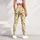 Coral And Daisy Flower Vines For Yoga, Pilates, Commuting And Everyday Casual Wear Leggings - 5