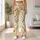 Coral And Daisy Flower Vines For Yoga, Pilates, Commuting And Everyday Casual Wear Leggings - 11